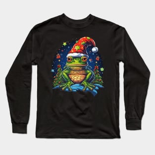 Frog Christmas Long Sleeve T-Shirt